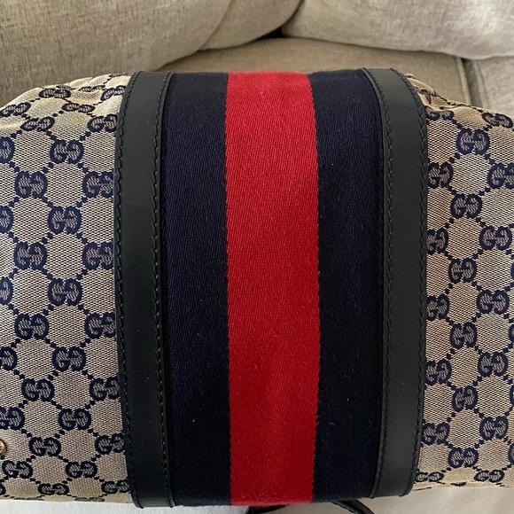 Gucci Medium Web Boston Bag - Picture 3 of 9